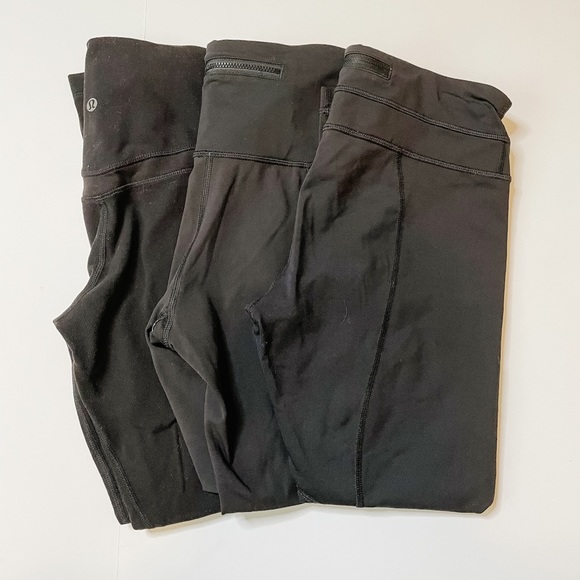 lululemon athletica Pants - Lululemon Black Crop Pant Bundle